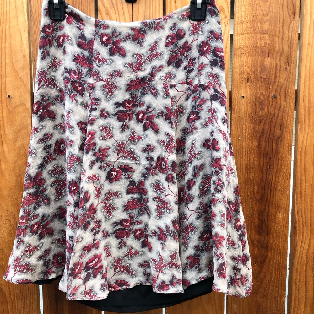 Anne Klein Silk Skirt Size 2P